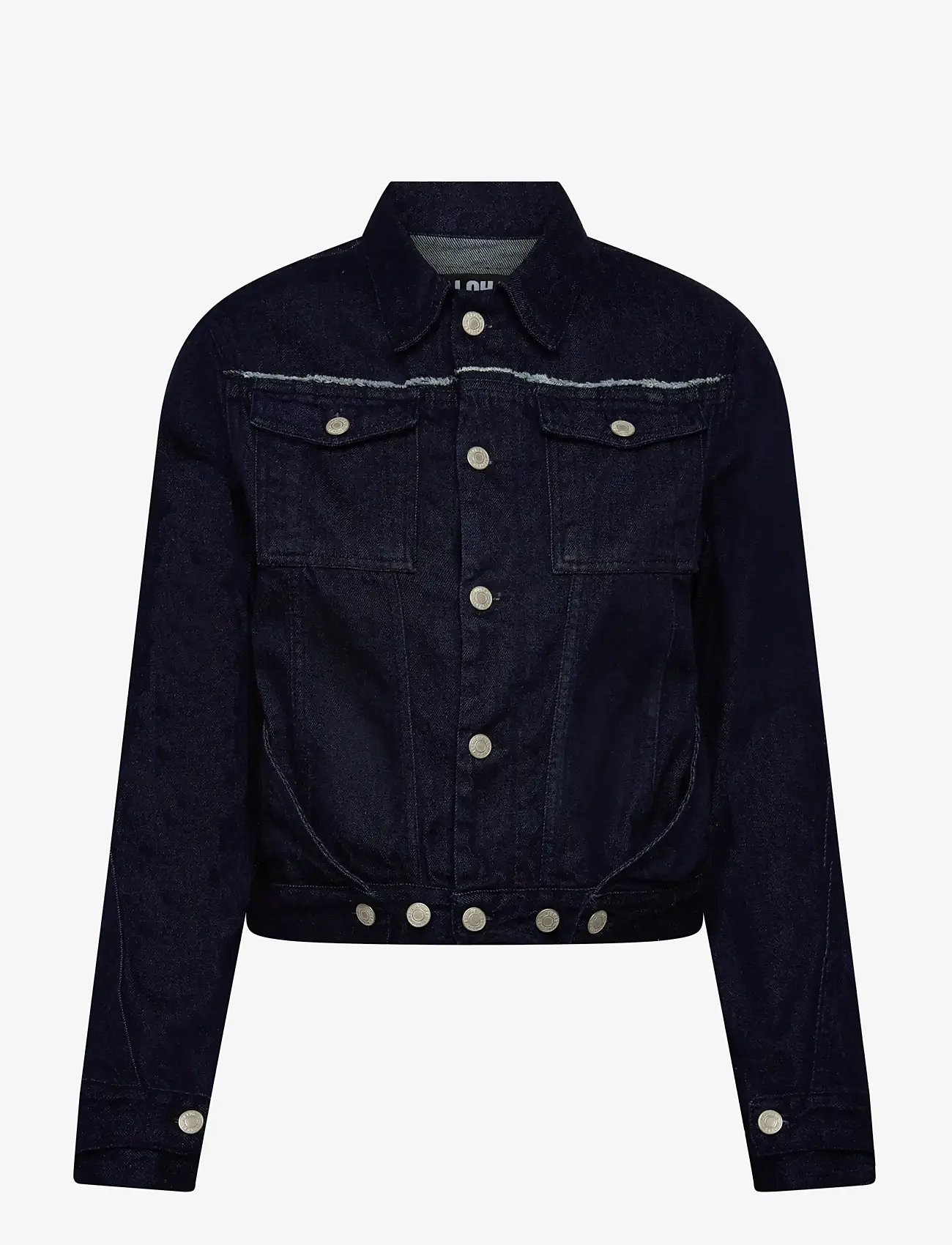 ALOHAS - Sand Indigo Denim Jacket - jeansjacken - black - 0