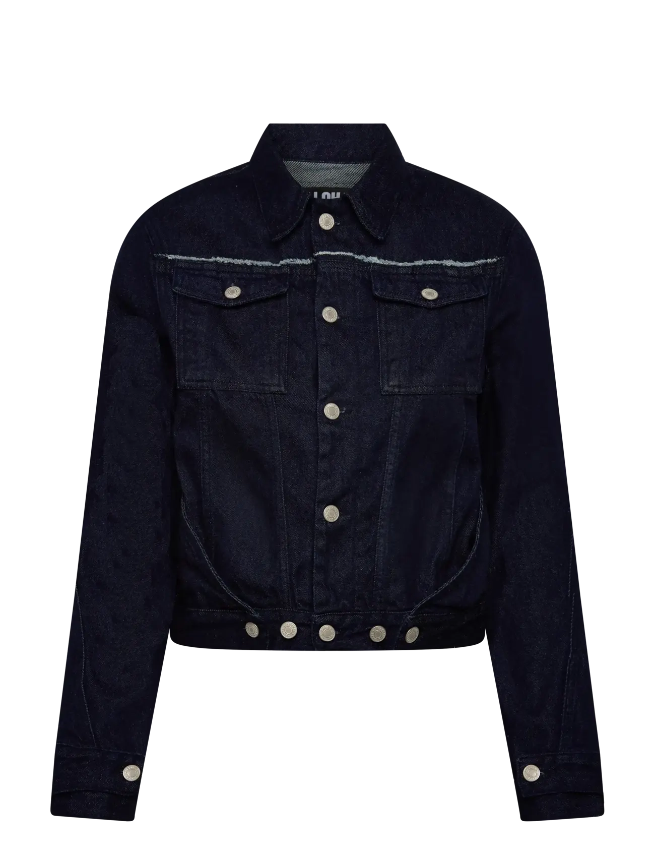 Sand Indigo Denim Jacket - BLACK