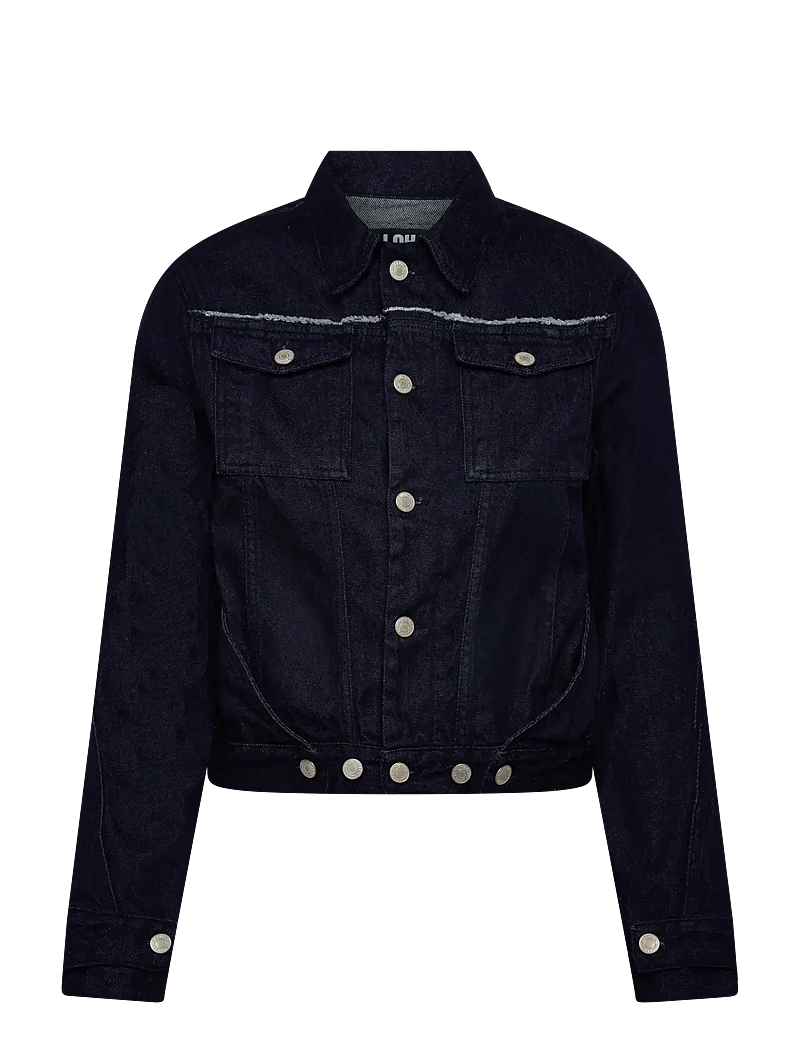 ALOHAS - Sand Indigo Denim Jacket - jeansjacken - black - 0
