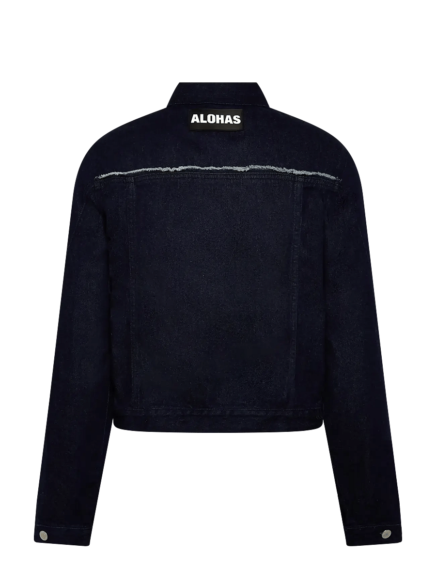 ALOHAS - Sand Indigo Denim Jacket - jeansjacken - black - 1
