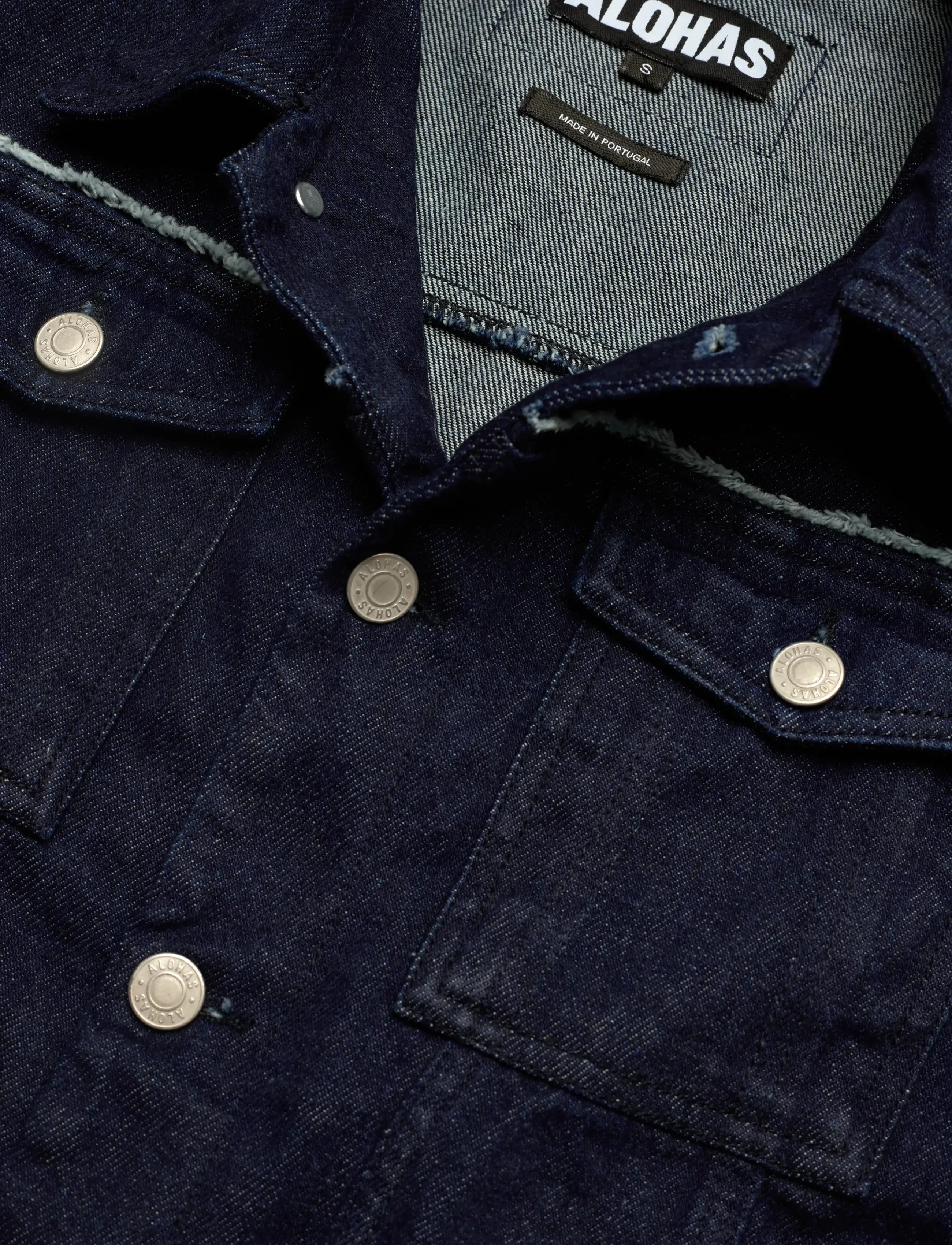 ALOHAS - Sand Indigo Denim Jacket - lentejassen - black - 2