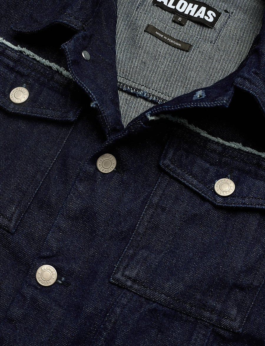 ALOHAS - Sand Indigo Denim Jacket - jeansjacken - black - 2