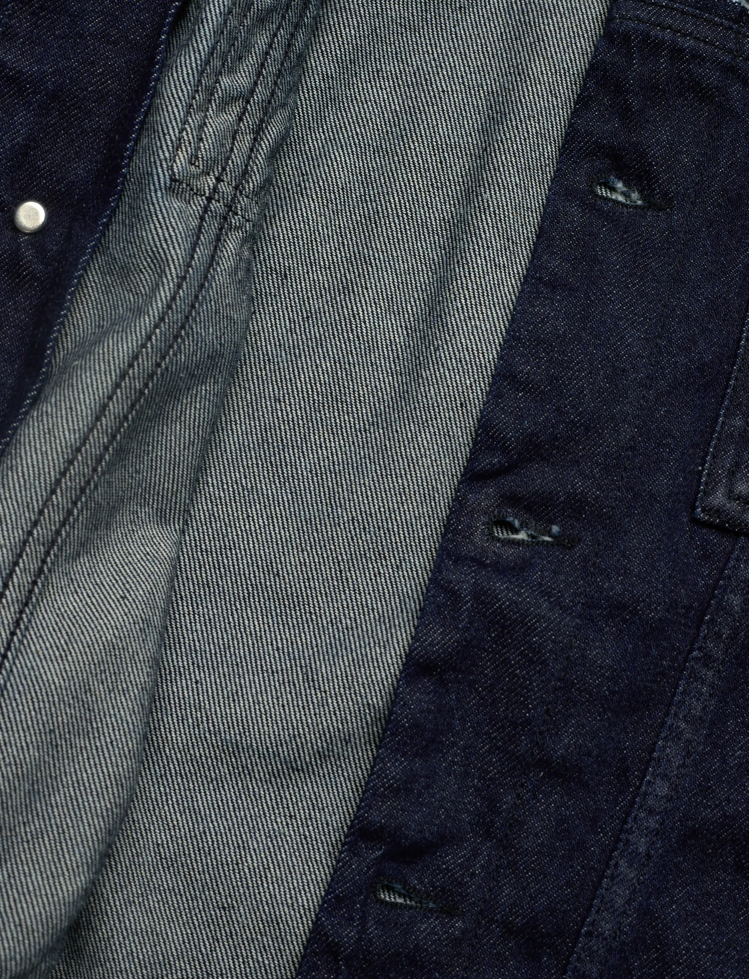 ALOHAS - Sand Indigo Denim Jacket - lentejassen - black - 3