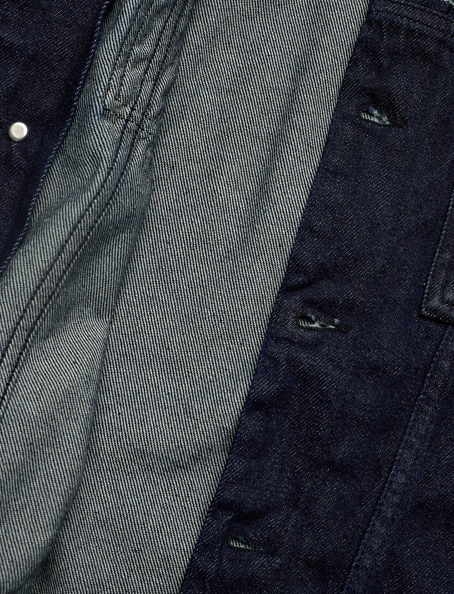 ALOHAS - Sand Indigo Denim Jacket - jeansjacken - black - 3