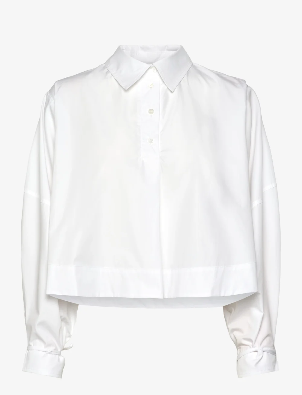 ALOHAS - Adara White Shirt - langärmlige hemden - white - 0