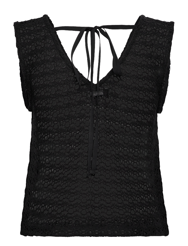 ALOHAS - Kioko Black Top - sleeveless tops - black - 1