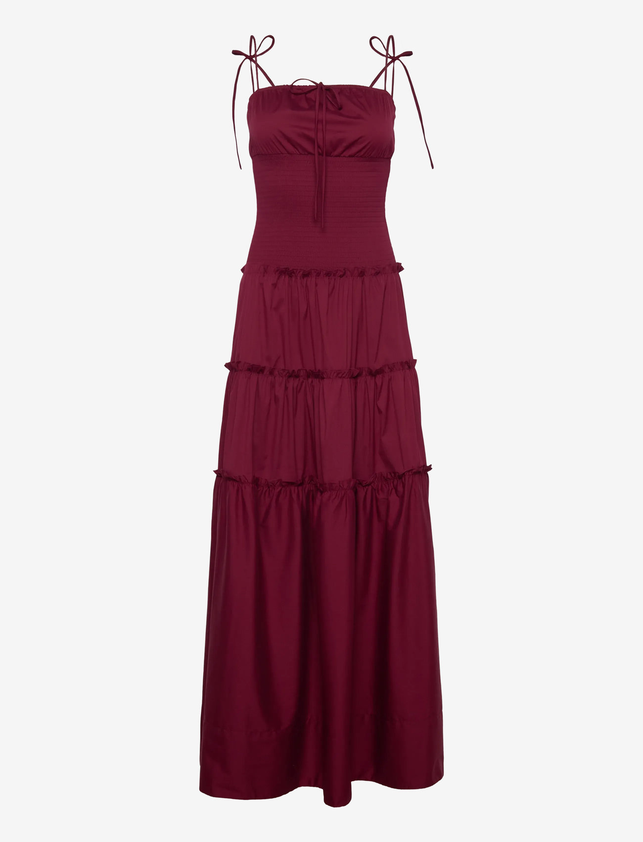 ALOHAS - Masami Burgundy Dress - sommerkleider - burgundy - 0