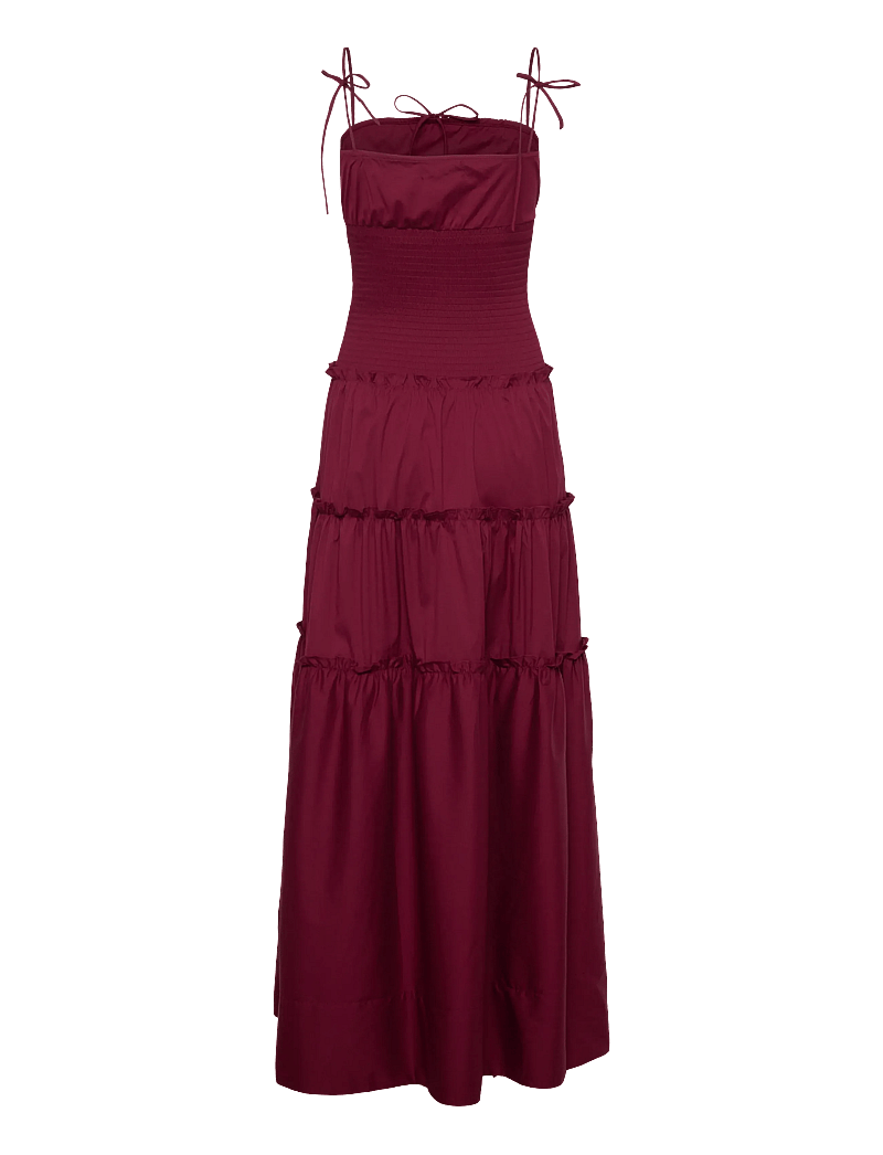 ALOHAS - Masami Burgundy Dress - sommerkleider - burgundy - 1