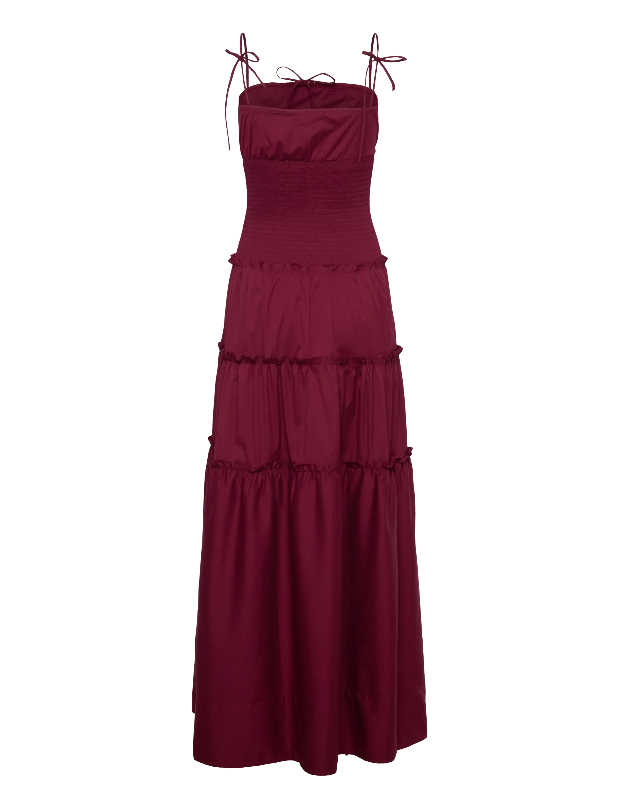 ALOHAS - Masami Burgundy Dress - burgundy - 1