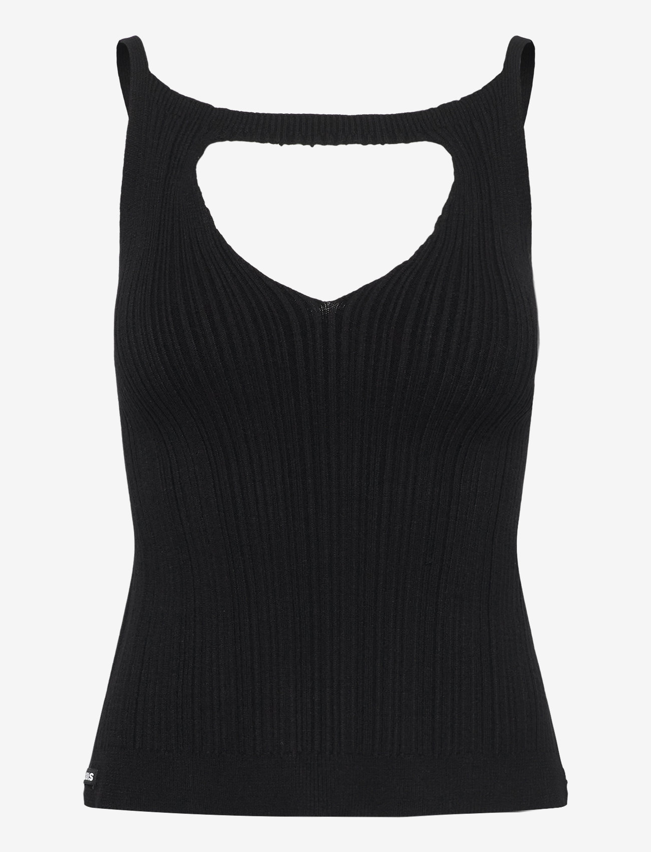 ALOHAS - Temis Black Tricot Top - linnen - black - 0
