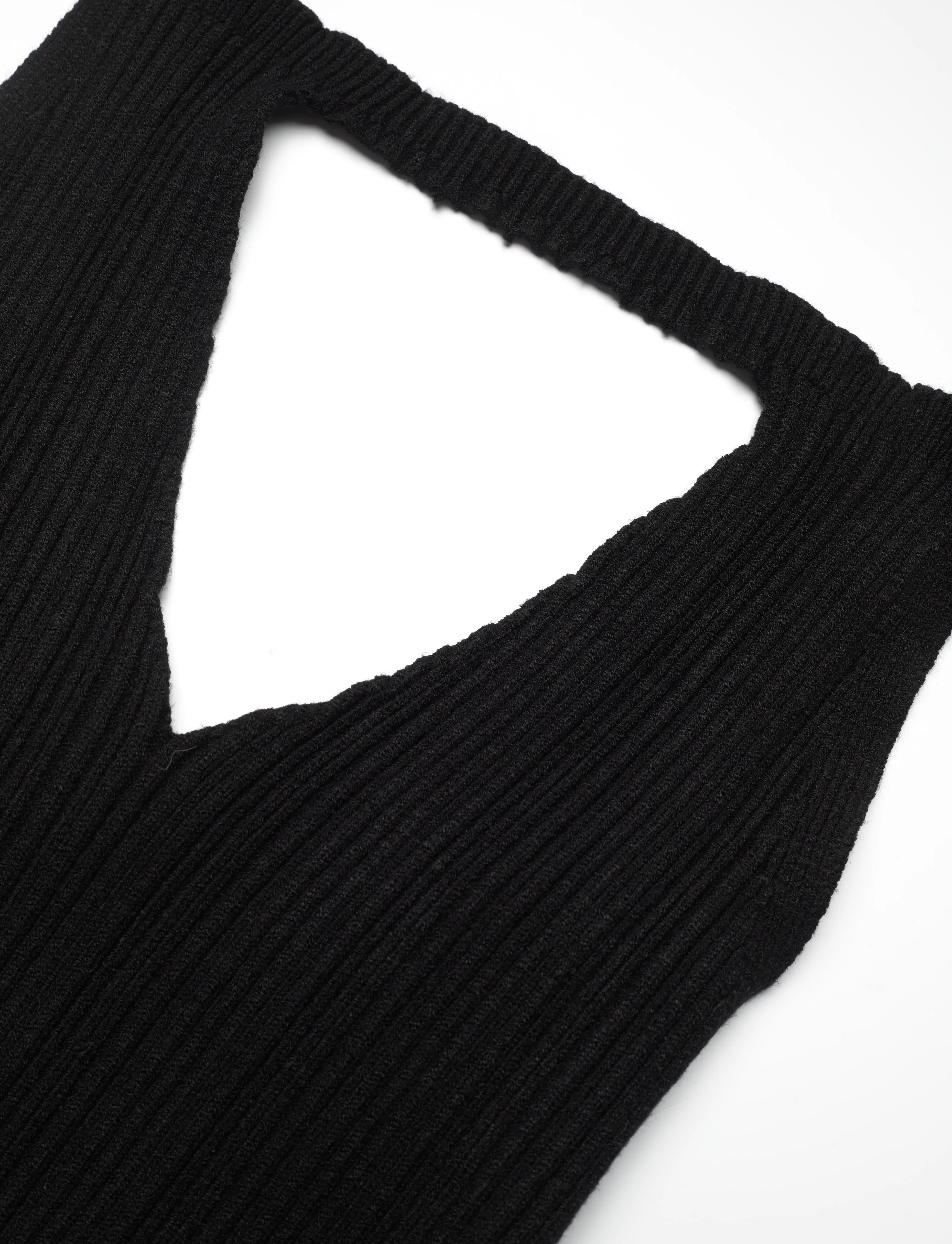ALOHAS - Temis Black Tricot Top - topy bez rękawów - black - 2