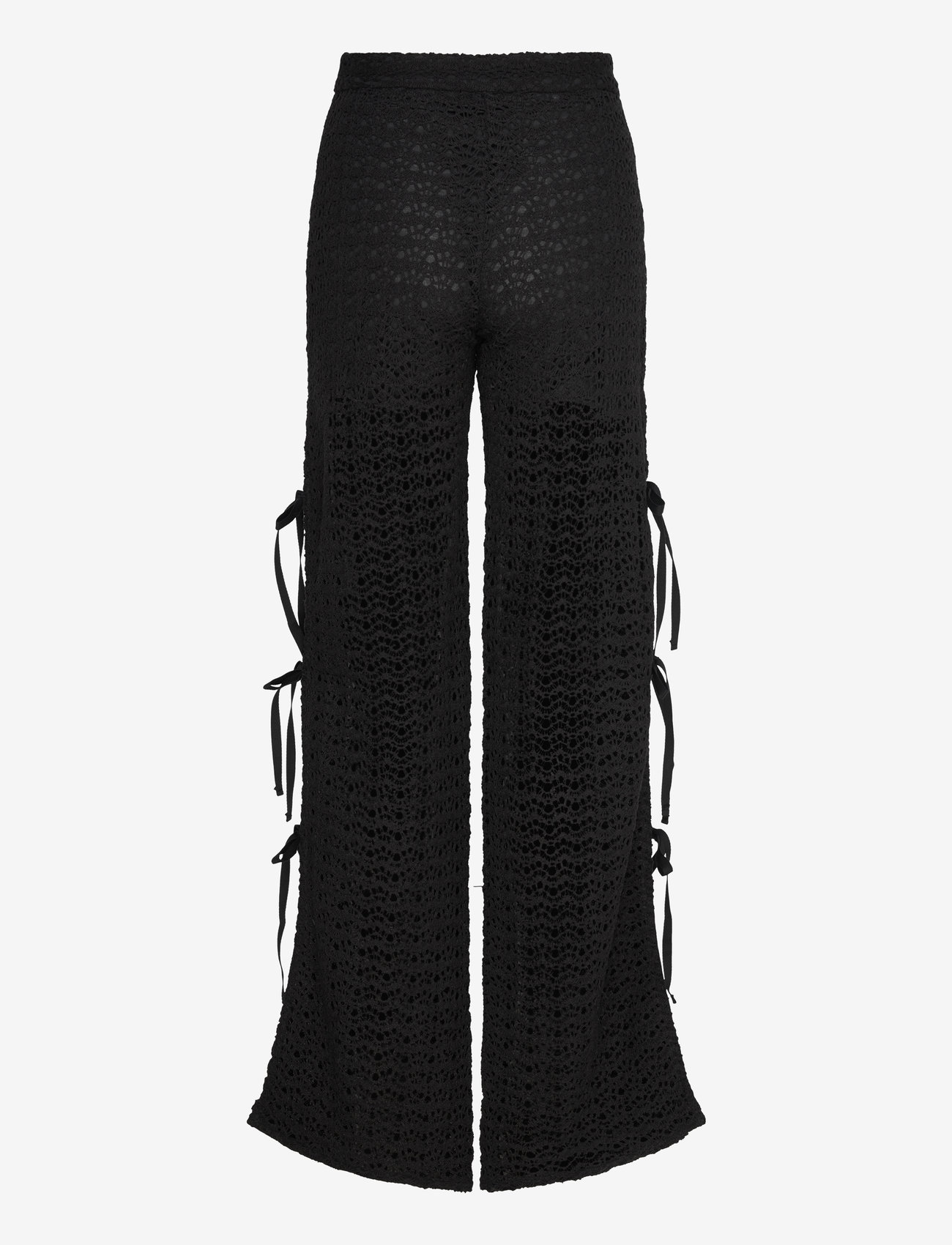ALOHAS - Den Black Trousers - flare bukser - black - 1