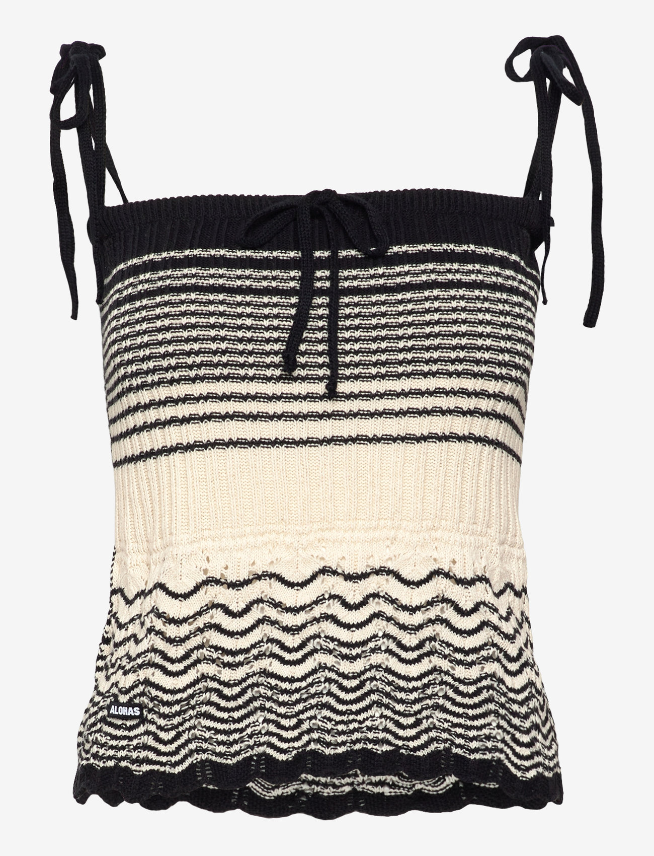 ALOHAS - Maia Ecru Tricot Top - Ärmellose tops - ecru - 0