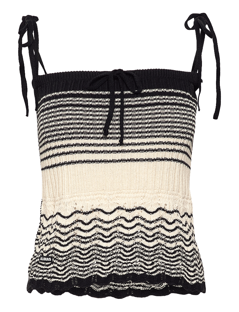 ALOHAS - Maia Ecru Tricot Top - Ärmellose tops - ecru - 0