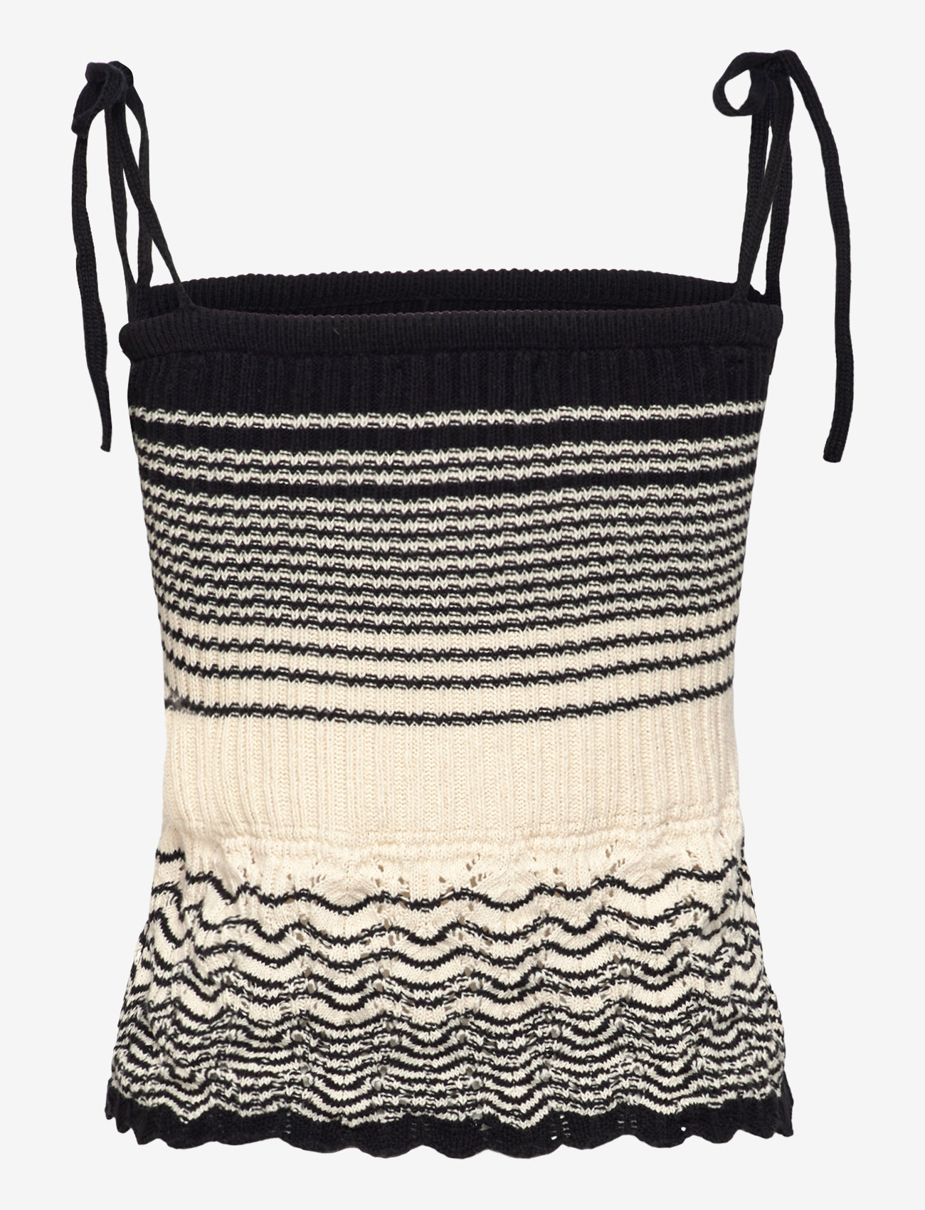 ALOHAS - Maia Ecru Tricot Top - Ärmellose tops - ecru - 1