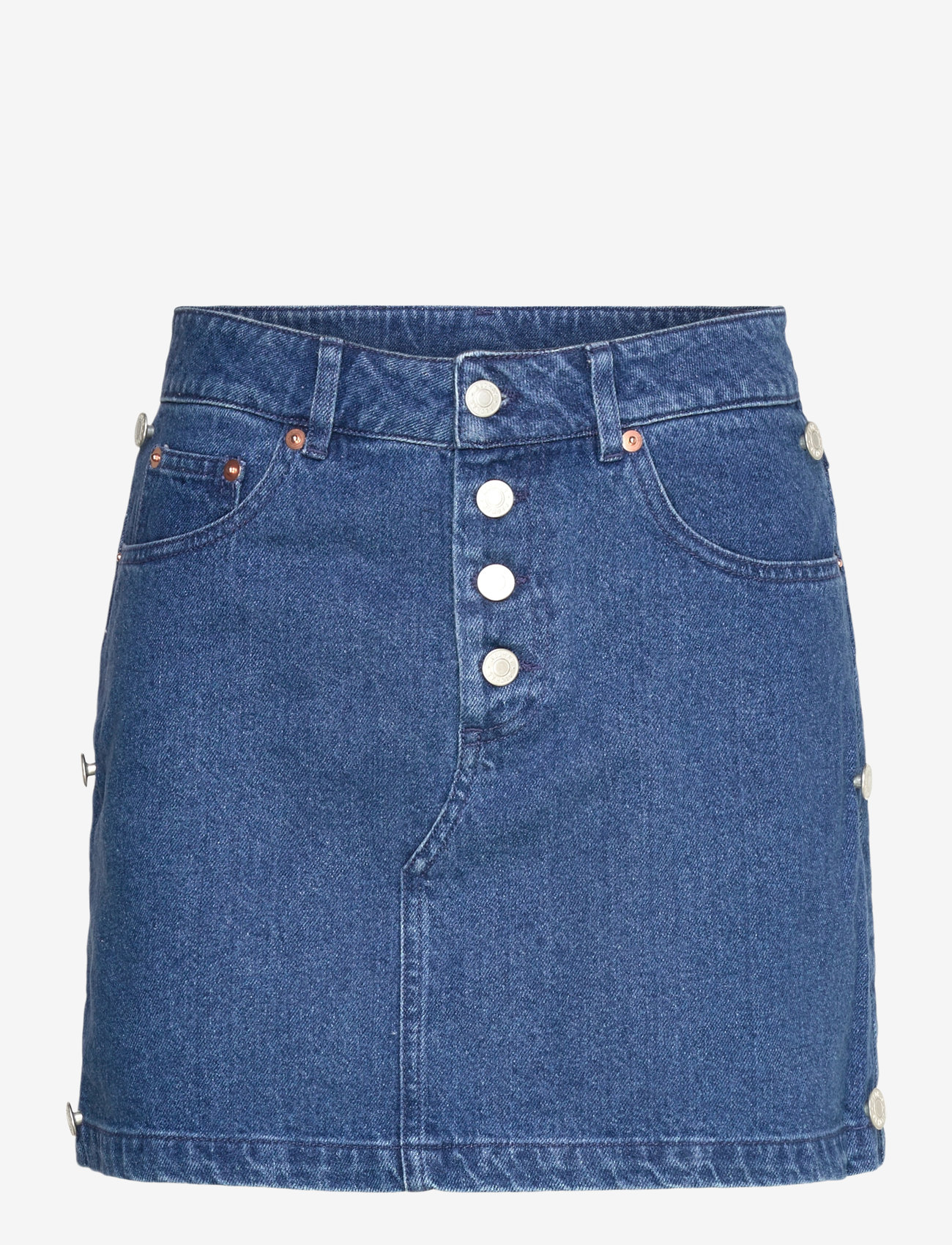 ALOHAS - Hada Deep Blue Denim Skirt - denimnederdele - deep blue - 2