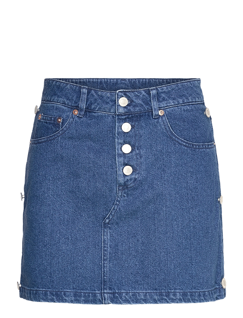 ALOHAS - Hada Deep Blue Denim Skirt - denimnederdele - deep blue - 2
