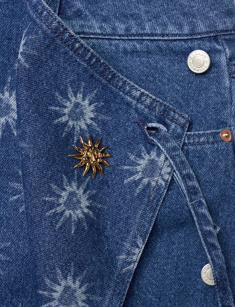 ALOHAS - Hada Deep Blue Denim Skirt - jeansröcke - deep blue - 4