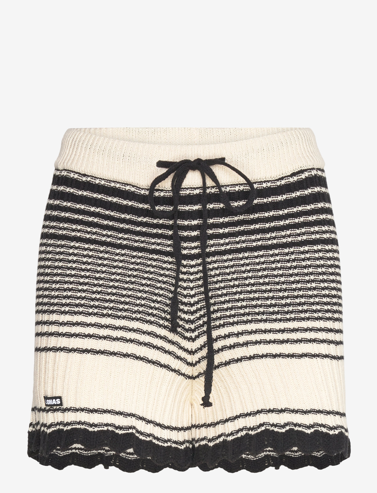 ALOHAS - Paz Ecru Tricot Shorts - casual shorts - ecru - 0