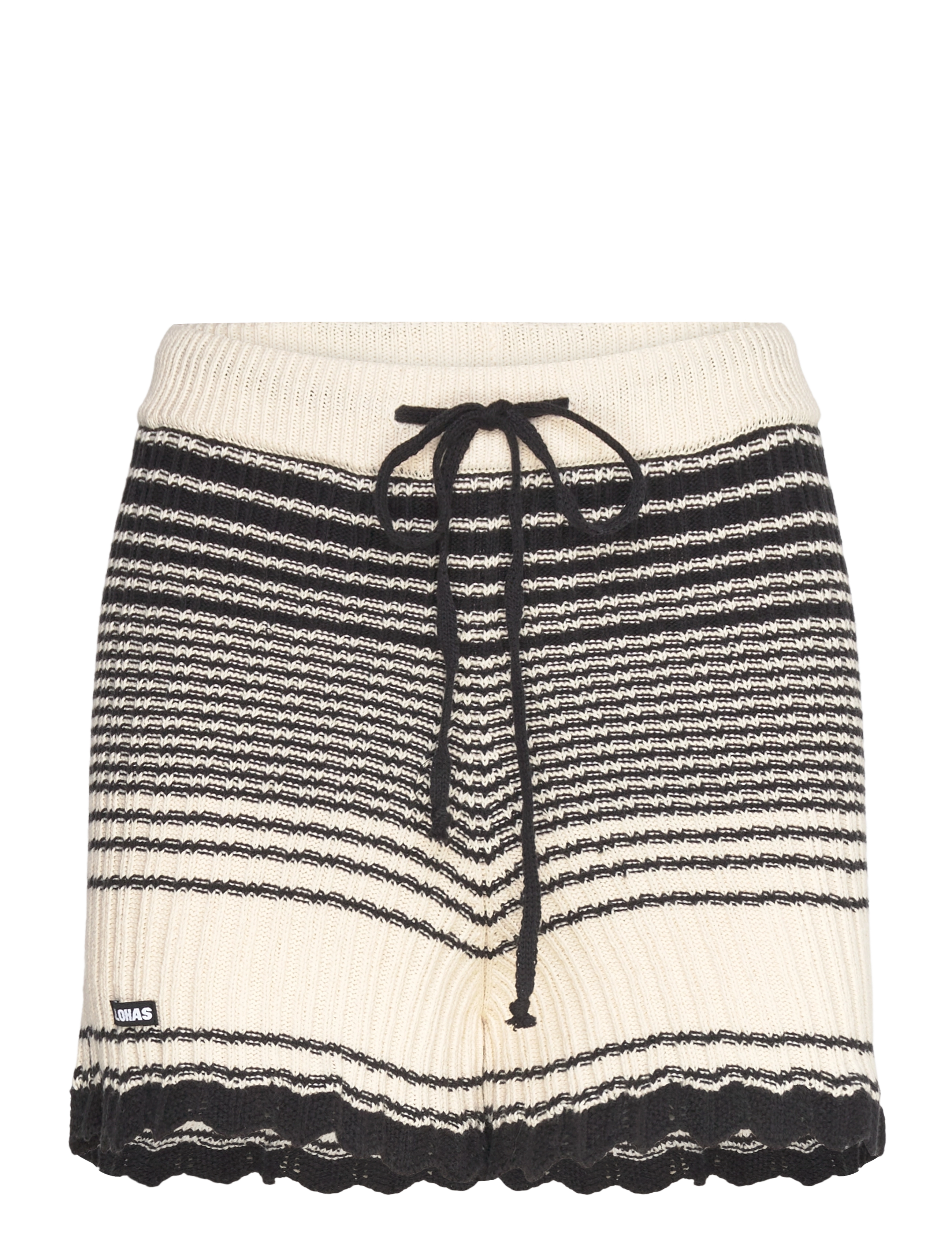 ALOHAS Paz Ecru Tricot Shorts - Tøj - ECRU / beige