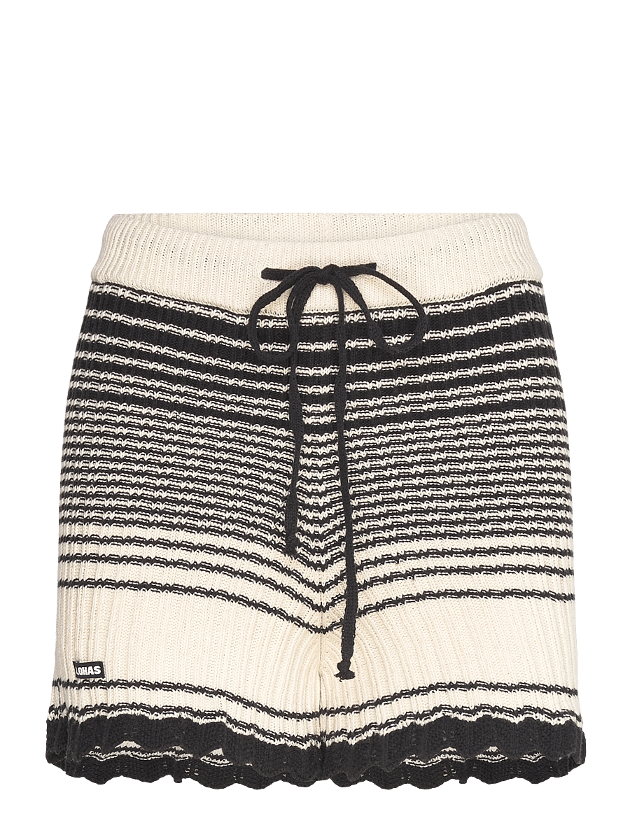 ALOHAS - Paz Ecru Tricot Shorts - casual shorts - ecru - 0