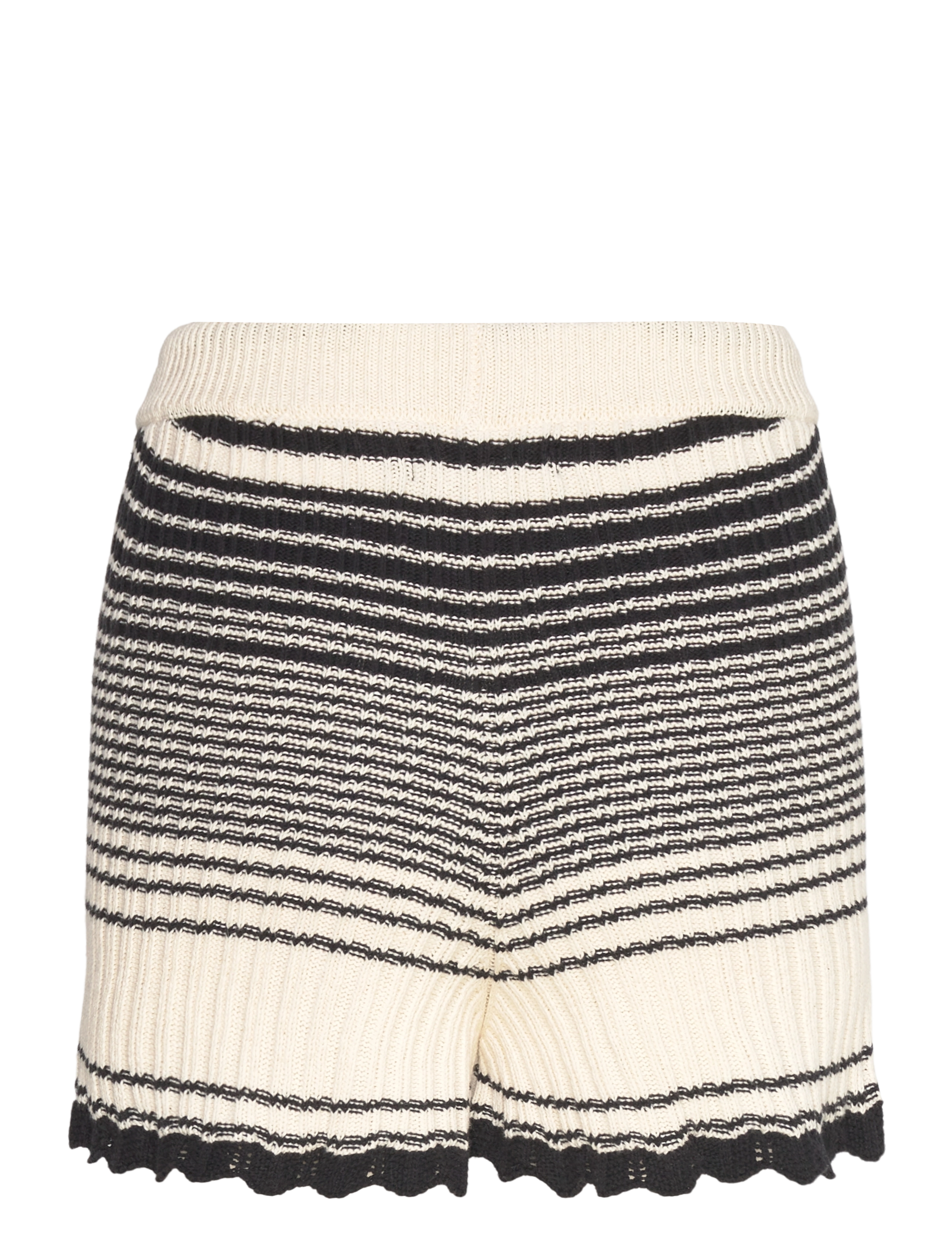 ALOHAS - Paz Ecru Tricot Shorts - casual shorts - ecru - 1