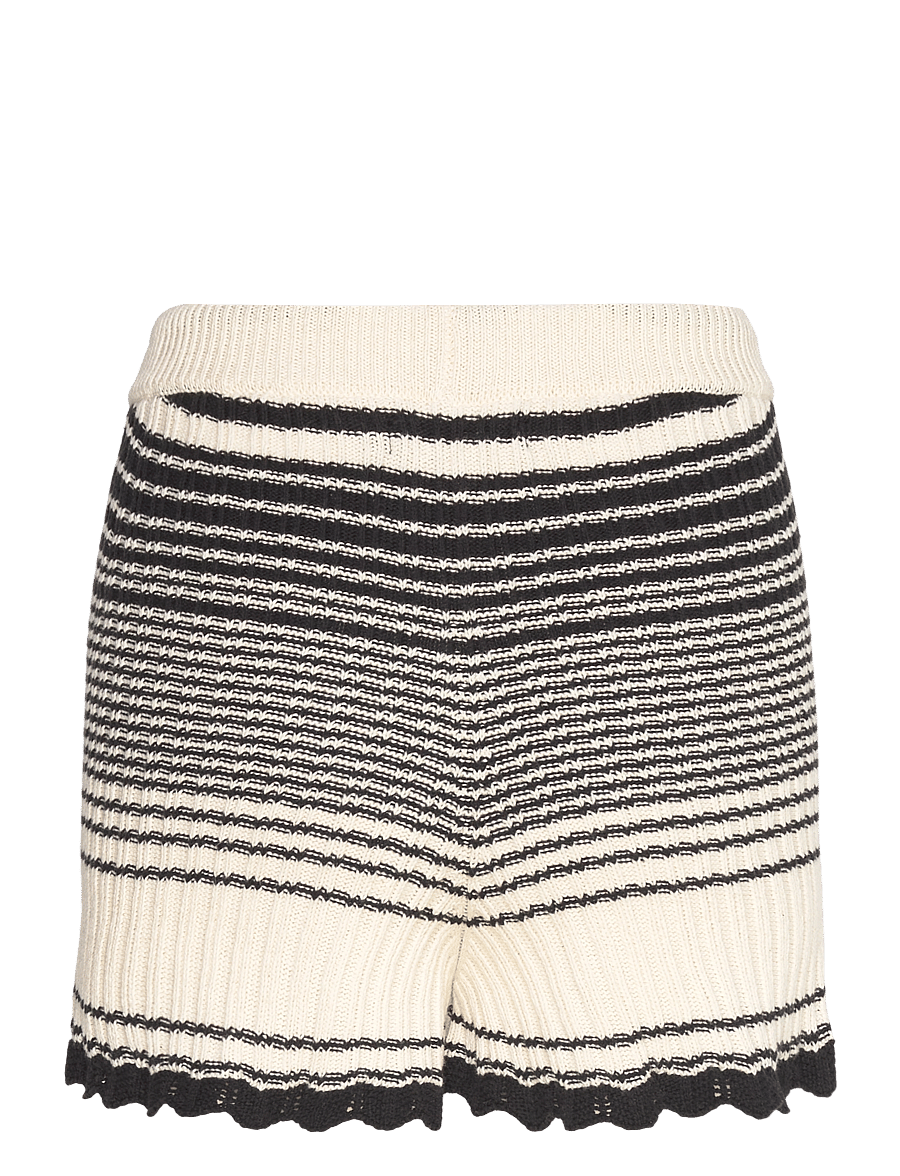 ALOHAS - Paz Ecru Tricot Shorts - casual shorts - ecru - 1