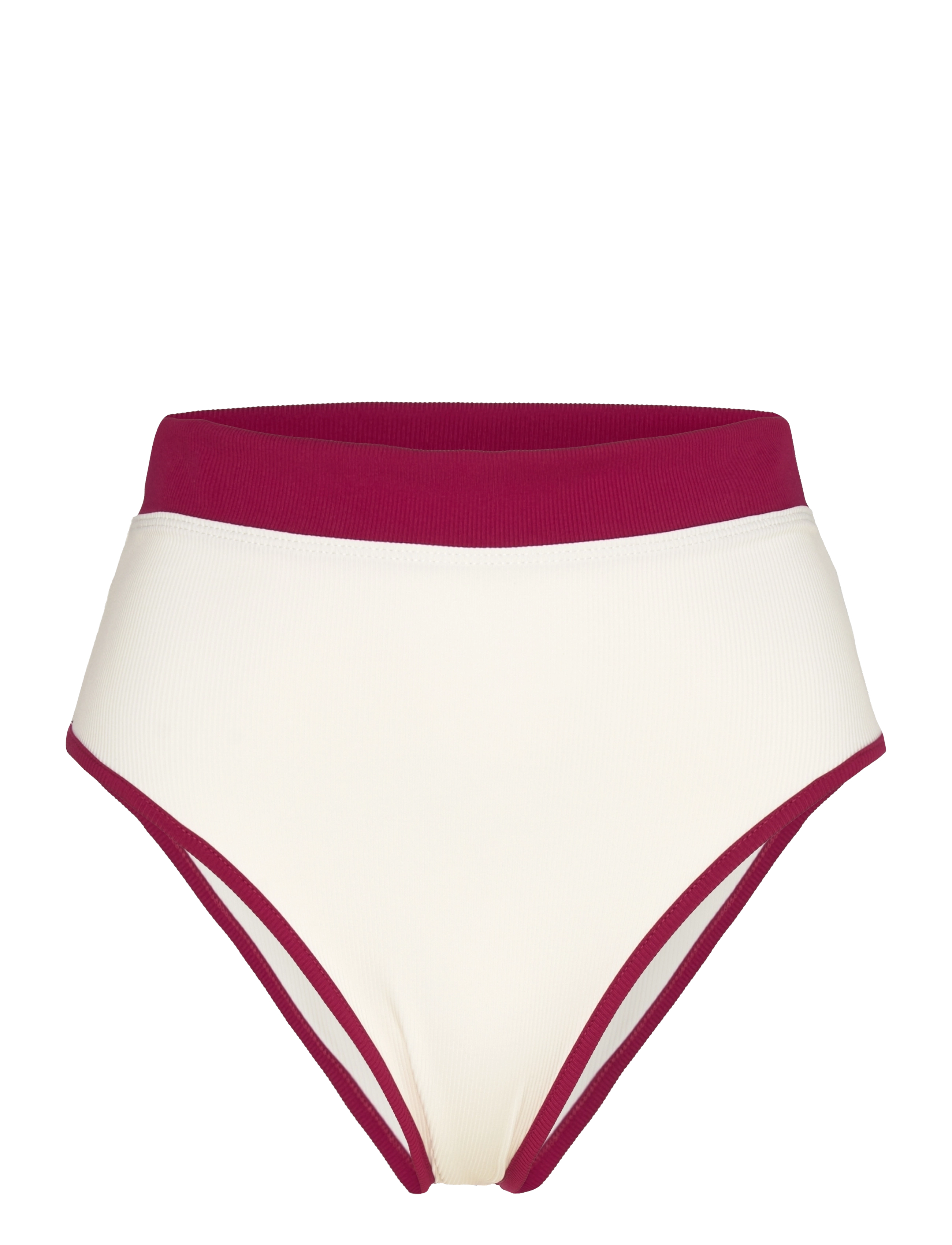 Madeira Bicolor Vivid Burgundy White Swimwear - BICOLOR VIVID BURGUNDY WHITE