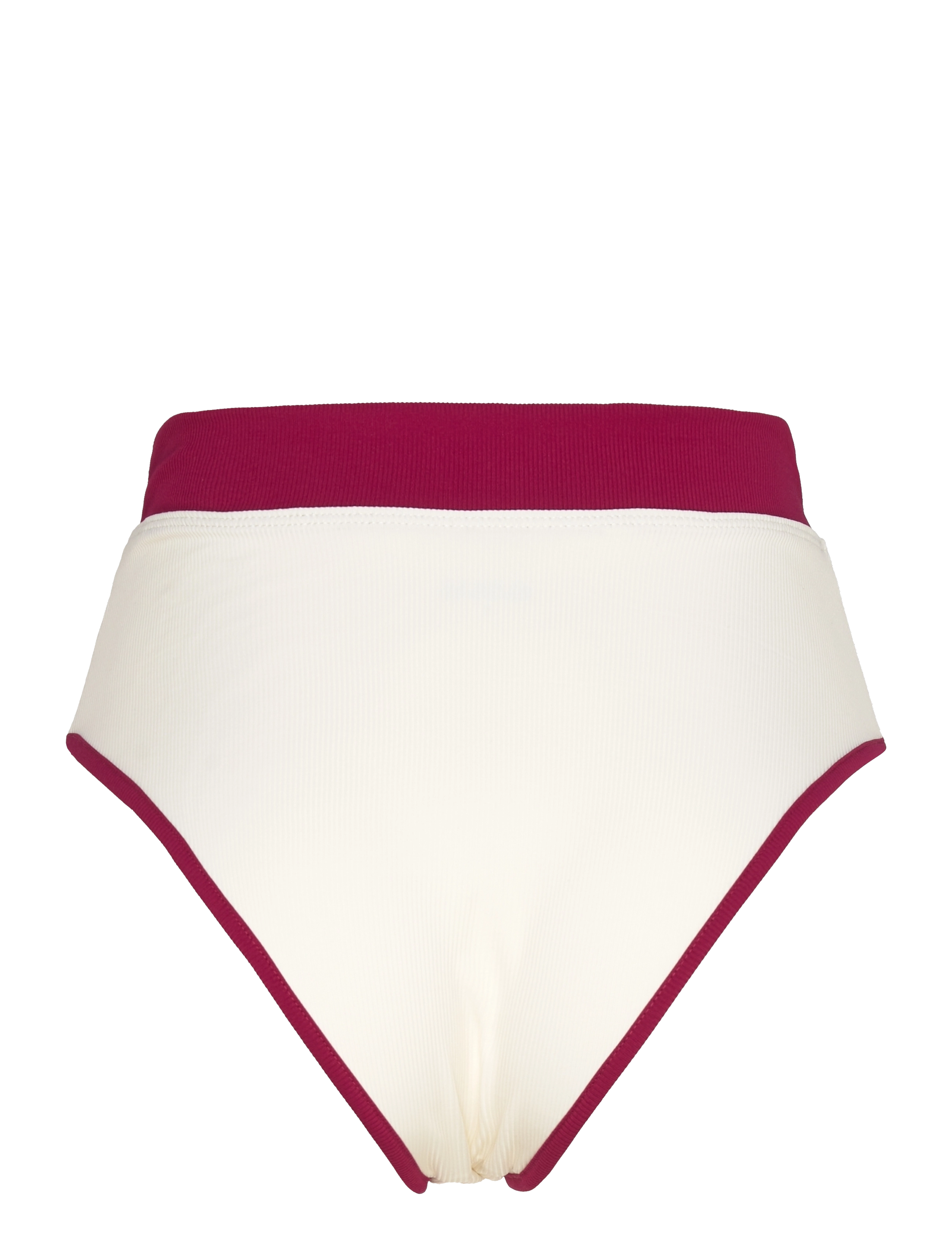 ALOHAS - Madeira Bicolor Vivid Burgundy White Swimwear - bicolor vivid burgundy white - 1