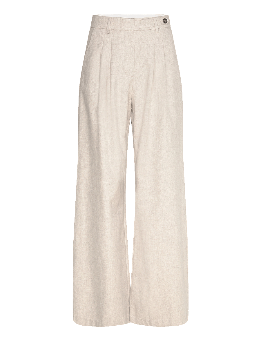 ALOHAS - Meran Cream Trousers - anzugshosen - cream - 0