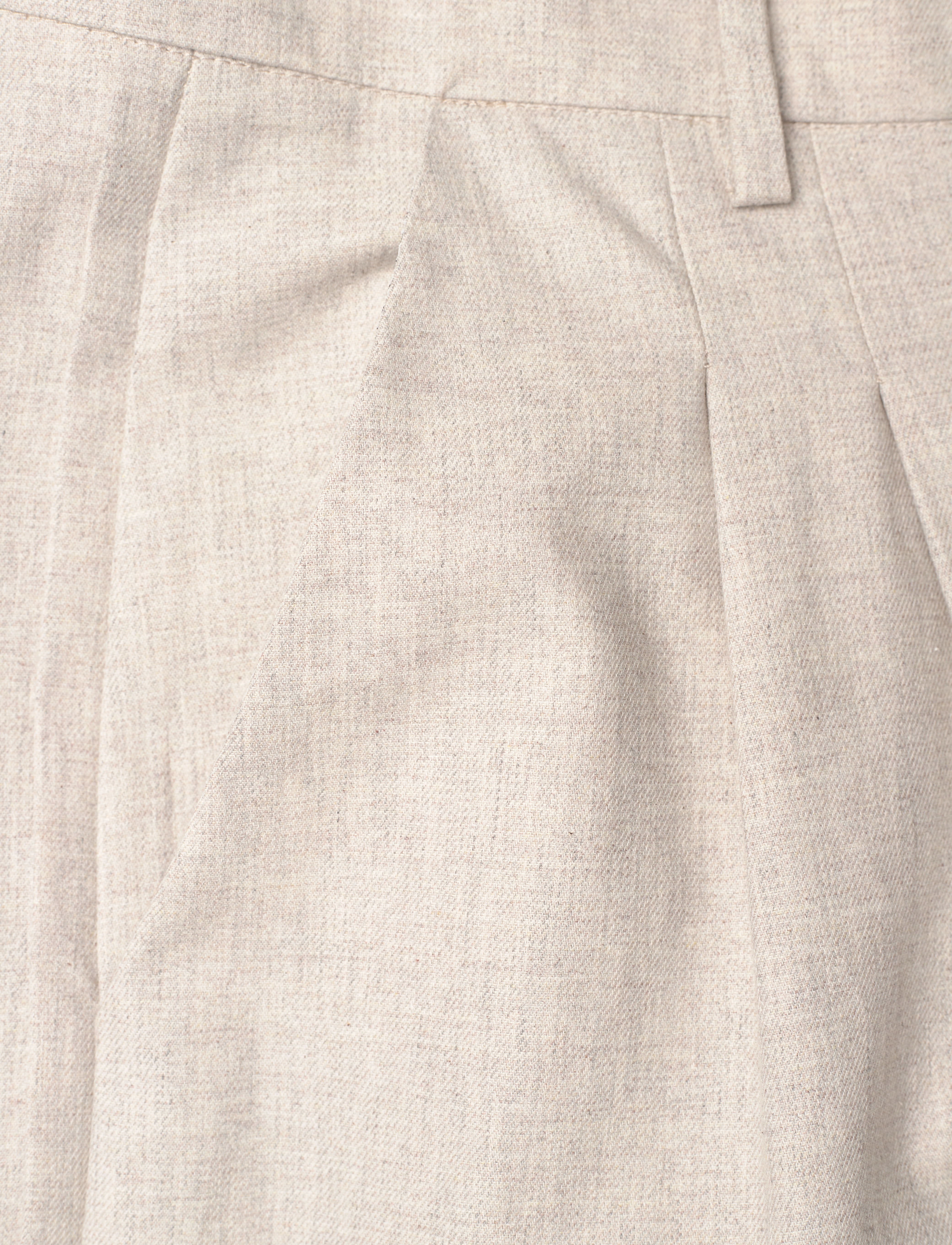 ALOHAS - Meran Cream Trousers - sérsniðnar buxur - cream - 2