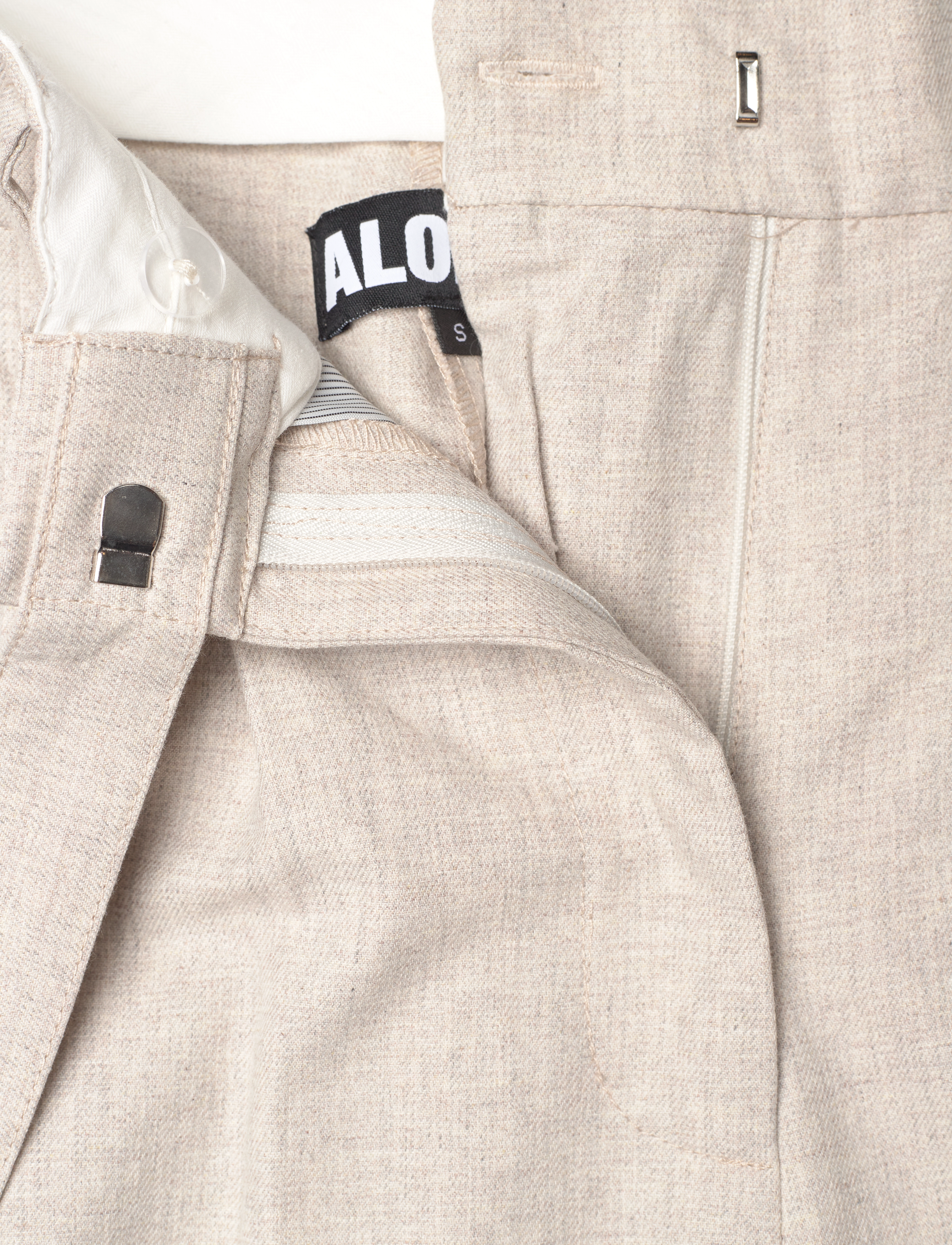 ALOHAS - Meran Cream Trousers - sérsniðnar buxur - cream - 3