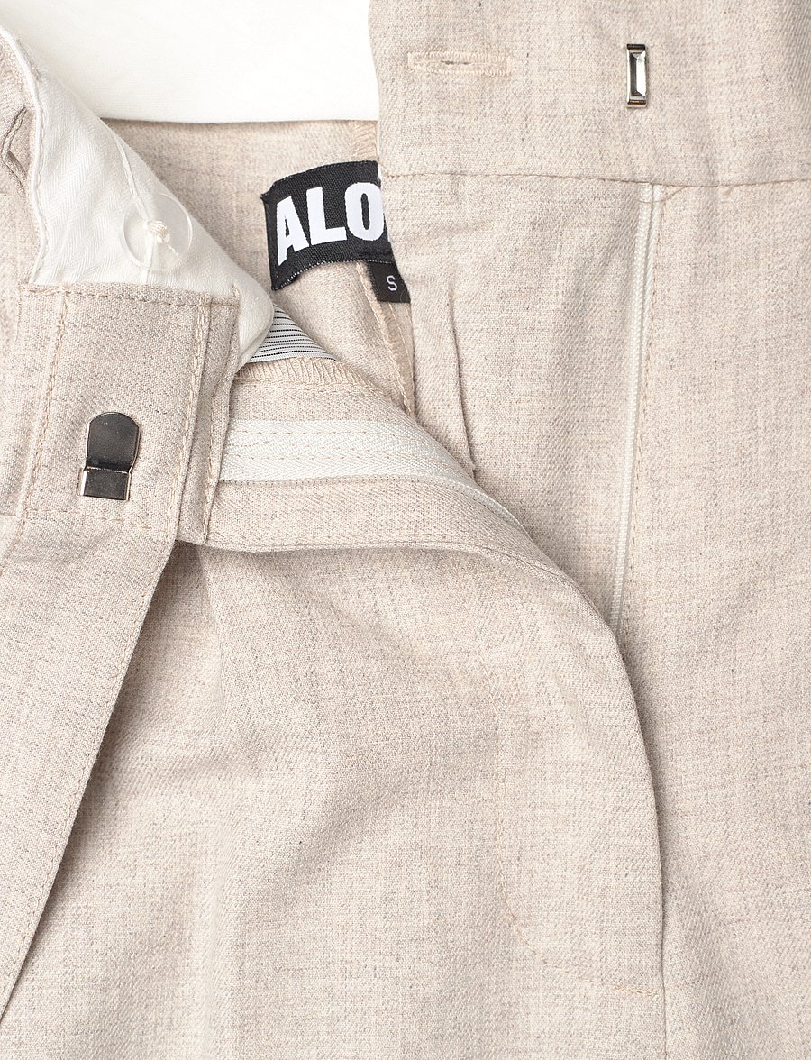 ALOHAS - Meran Cream Trousers - anzugshosen - cream - 3
