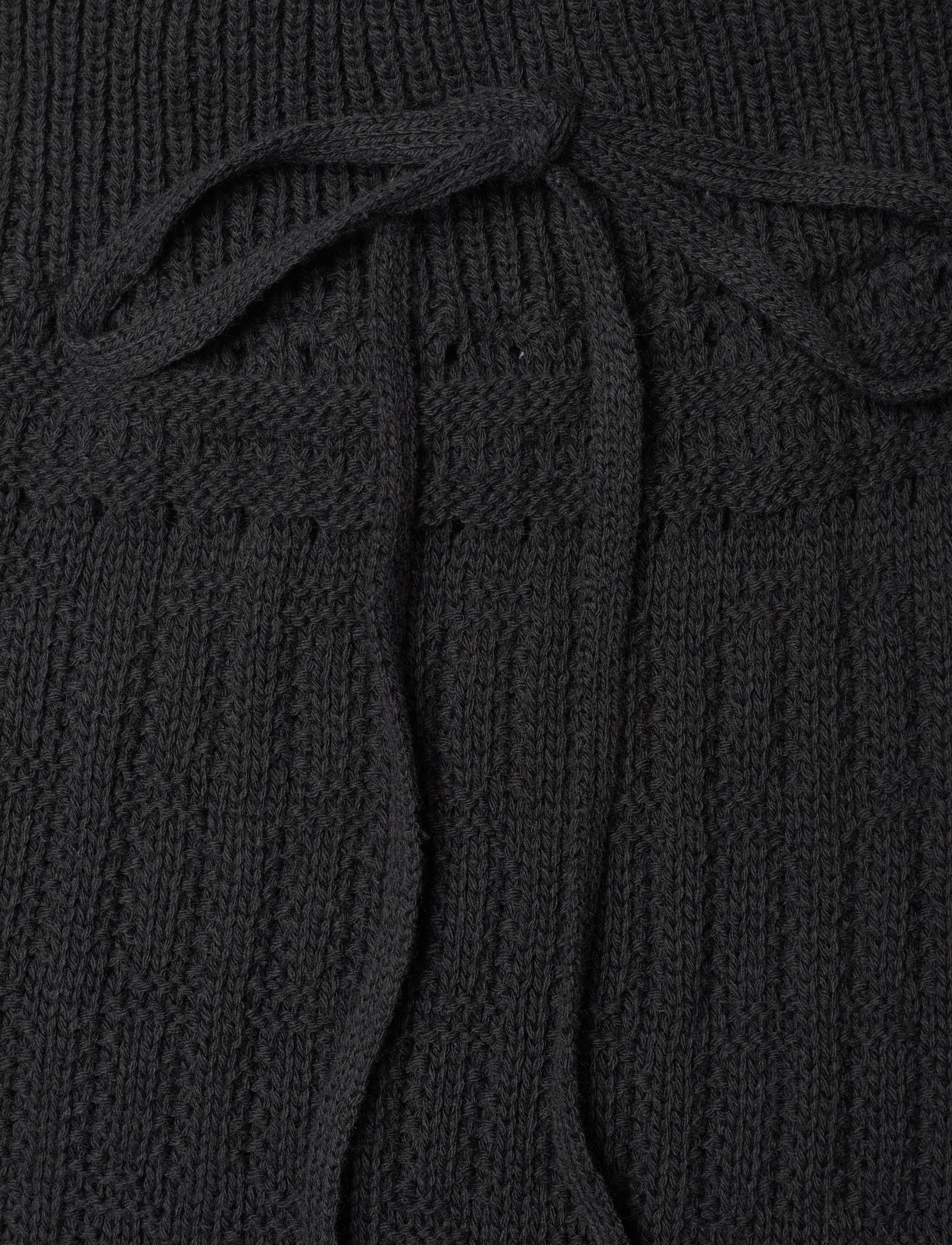 ALOHAS - Mauver Black Tricot Skirt - black - 2