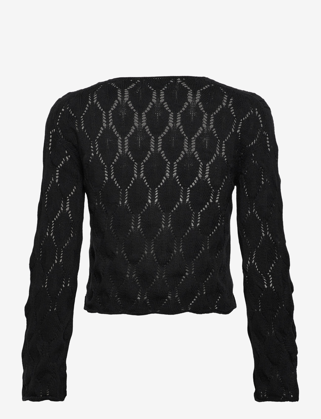 ALOHAS - Neli Black Tricot Sweater - cardigans - black - 1