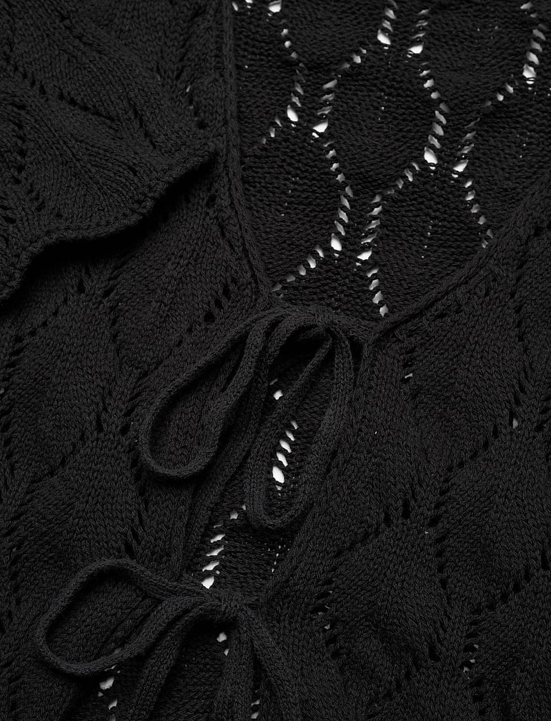 ALOHAS - Neli Black Tricot Sweater - cardigans - black - 2