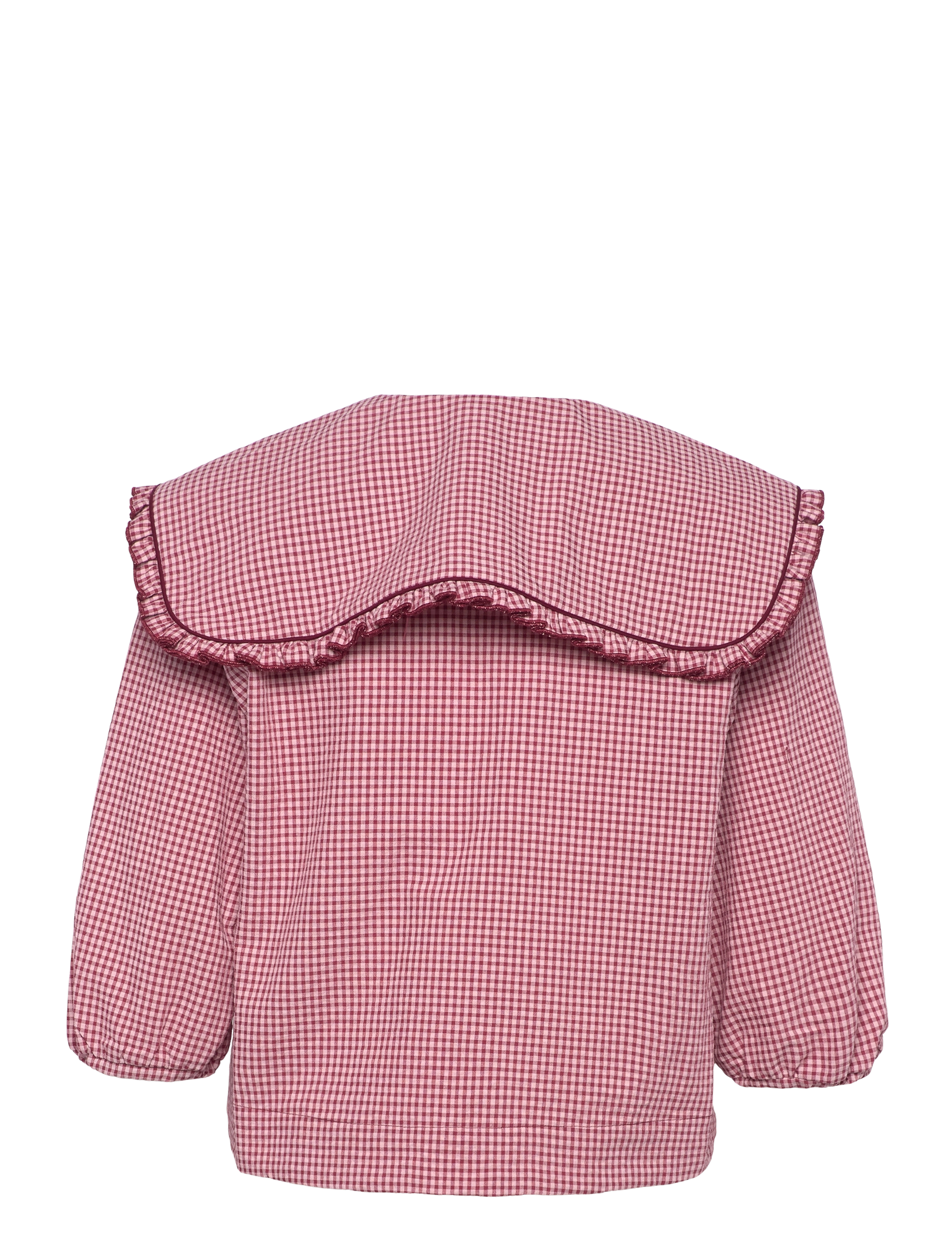 ALOHAS - Airi Checks Burgundy Blouse - checks burgundy - 1