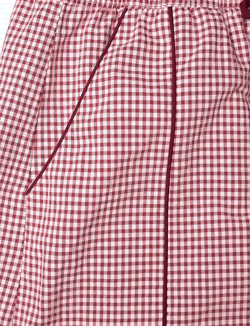 ALOHAS - Saori Checks Burgundy Shorts - casual shorts - checks burgundy - 2