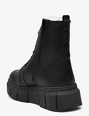 ALOHAS - Can Can Black Shearling - snøreboots - black - 2