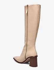 ALOHAS - East Alli Stone Beige Leather Boots - knee high boots - beige - 2