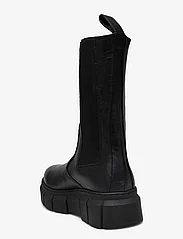 ALOHAS - Armor Black Leather Ankle Boot - flate ankelstøvletter - black - 2