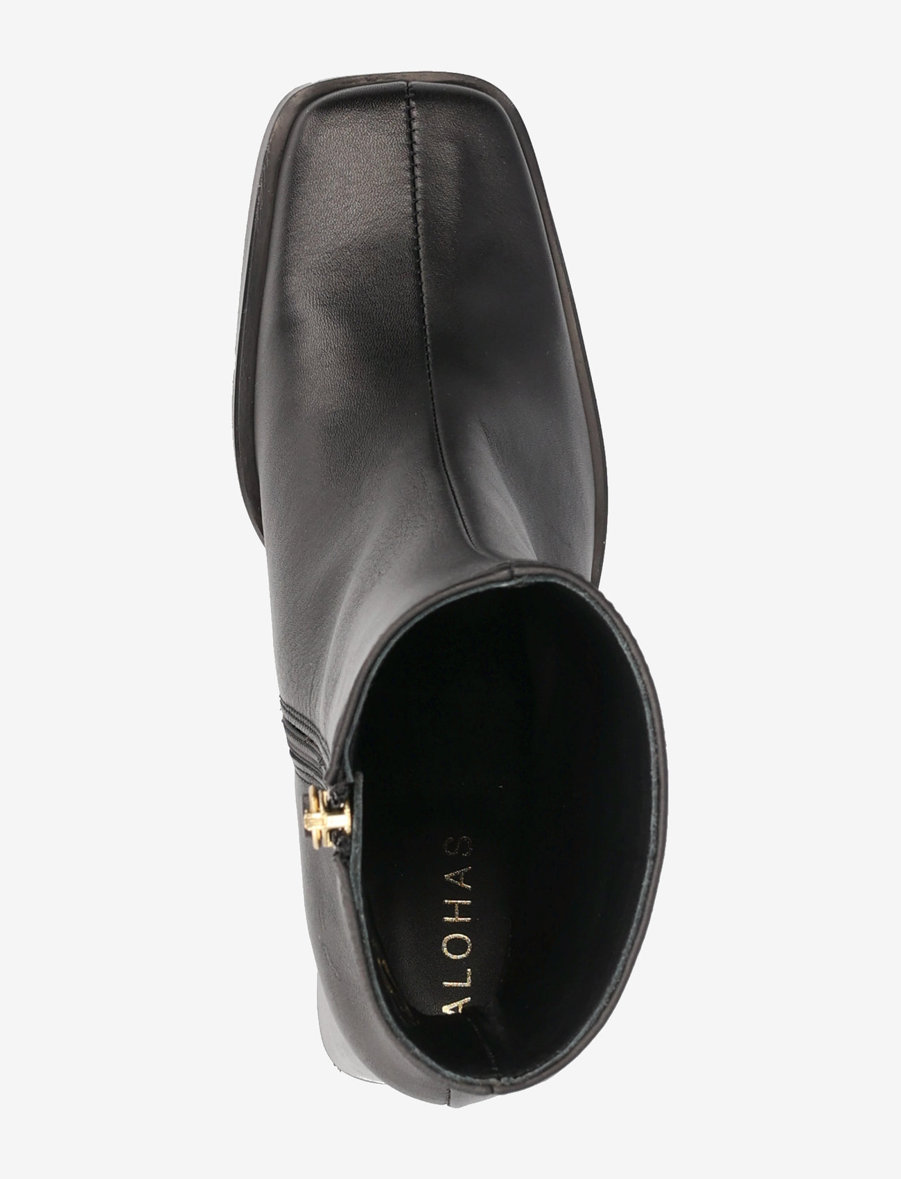ALOHAS - South Leather Ankle Boots - stiefeletten mit absatz - black - 4