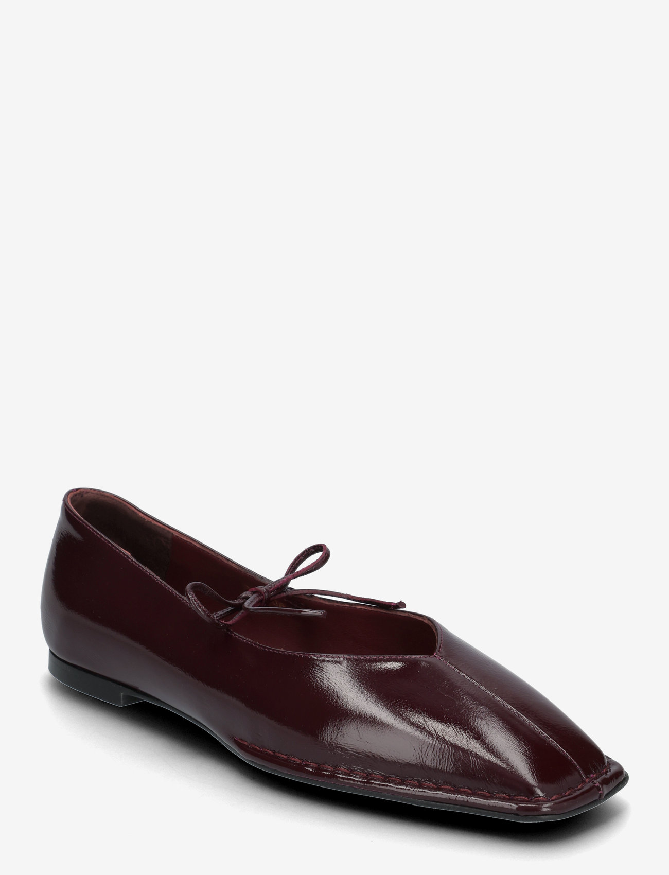 ALOHAS - Sway Burgundy Leather Ballet Flats - besondere anlässe - beet red - 1