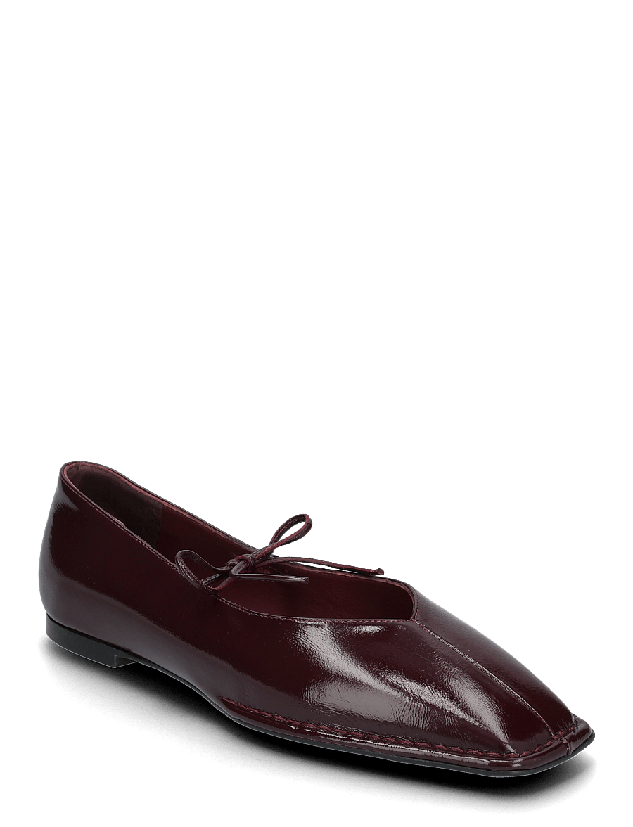 ALOHAS - Sway Burgundy Leather Ballet Flats - besondere anlässe - beet red - 1