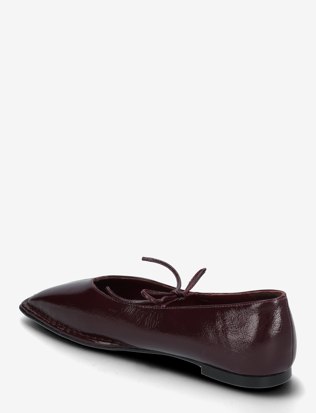 ALOHAS - Sway Burgundy Leather Ballet Flats - besondere anlässe - beet red - 3