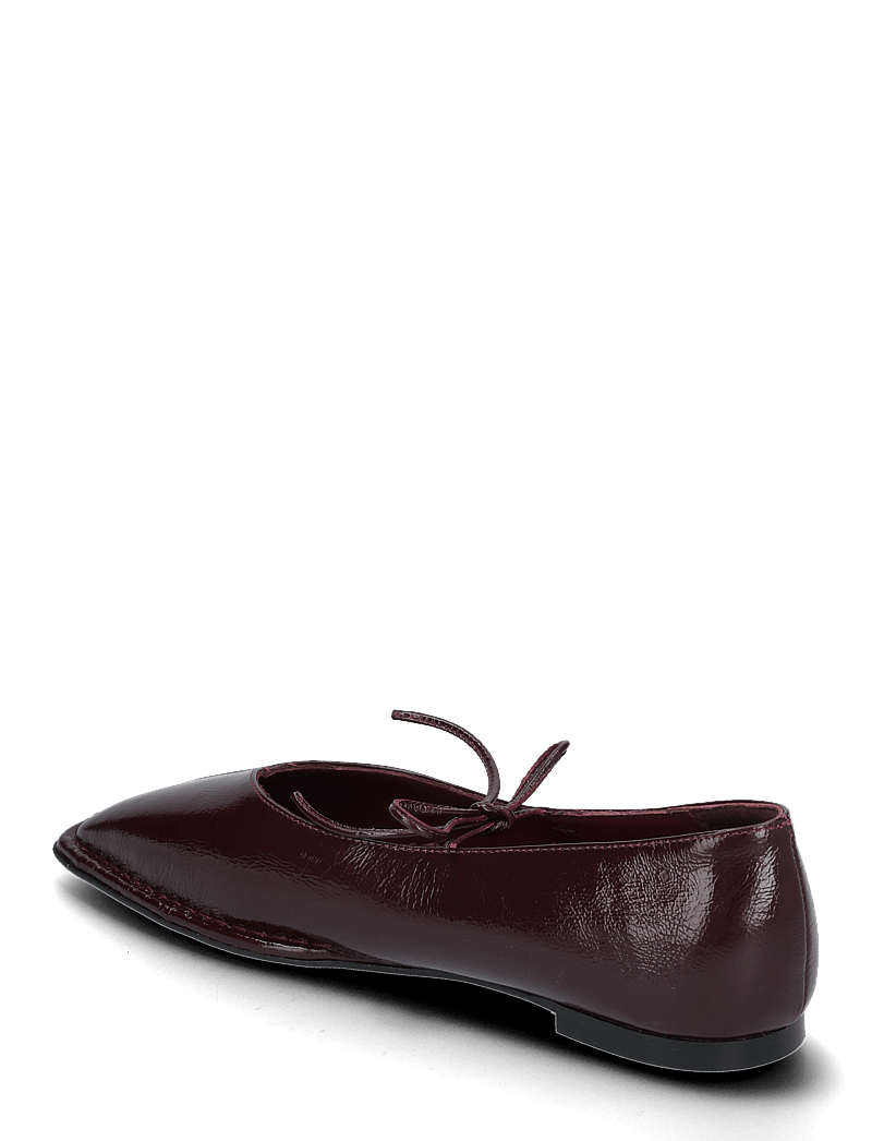 ALOHAS - Sway Burgundy Leather Ballet Flats - erilised sündmused - beet red - 3