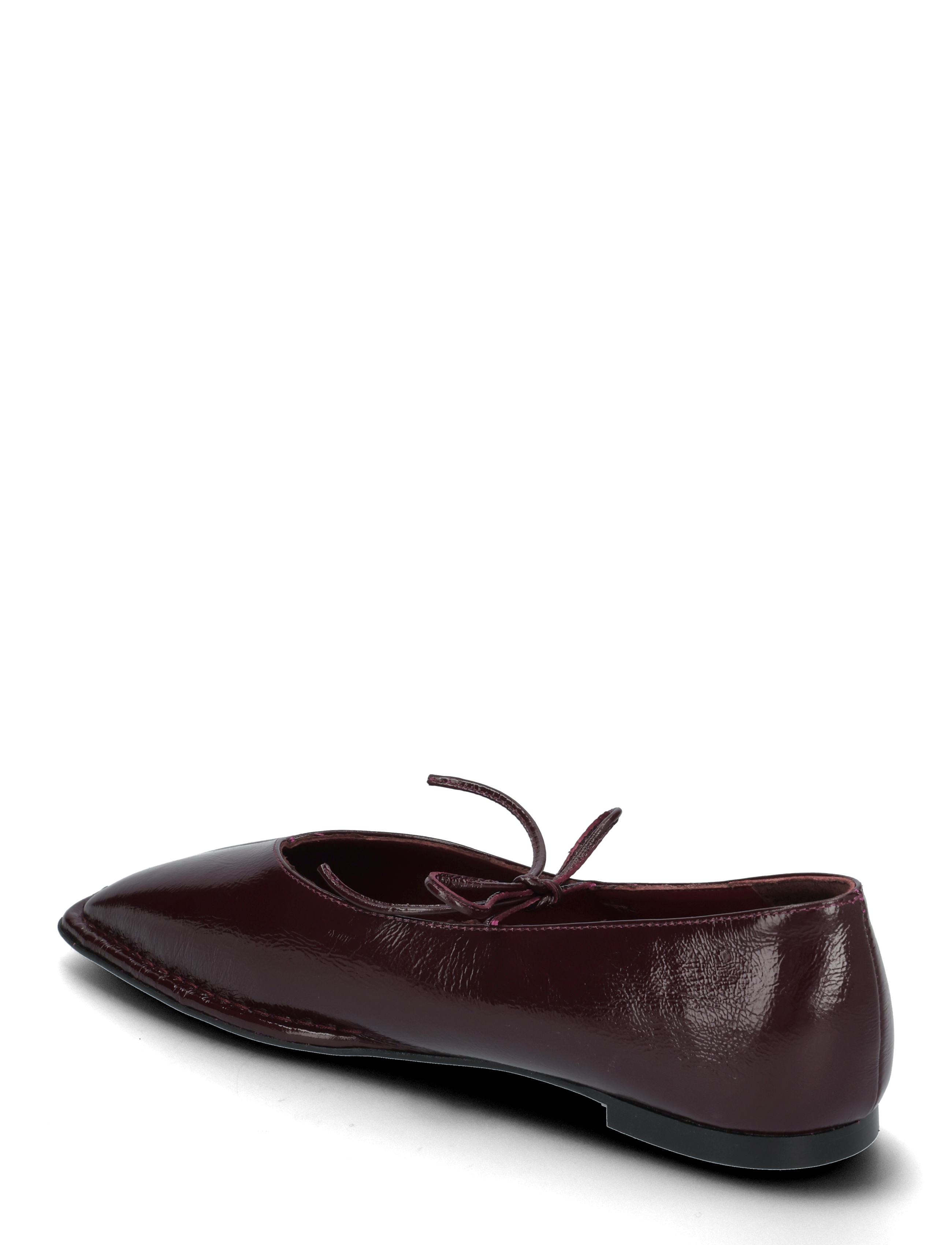 ALOHAS - Sway Burgundy Leather Ballet Flats - besondere anlässe - beet red - 3
