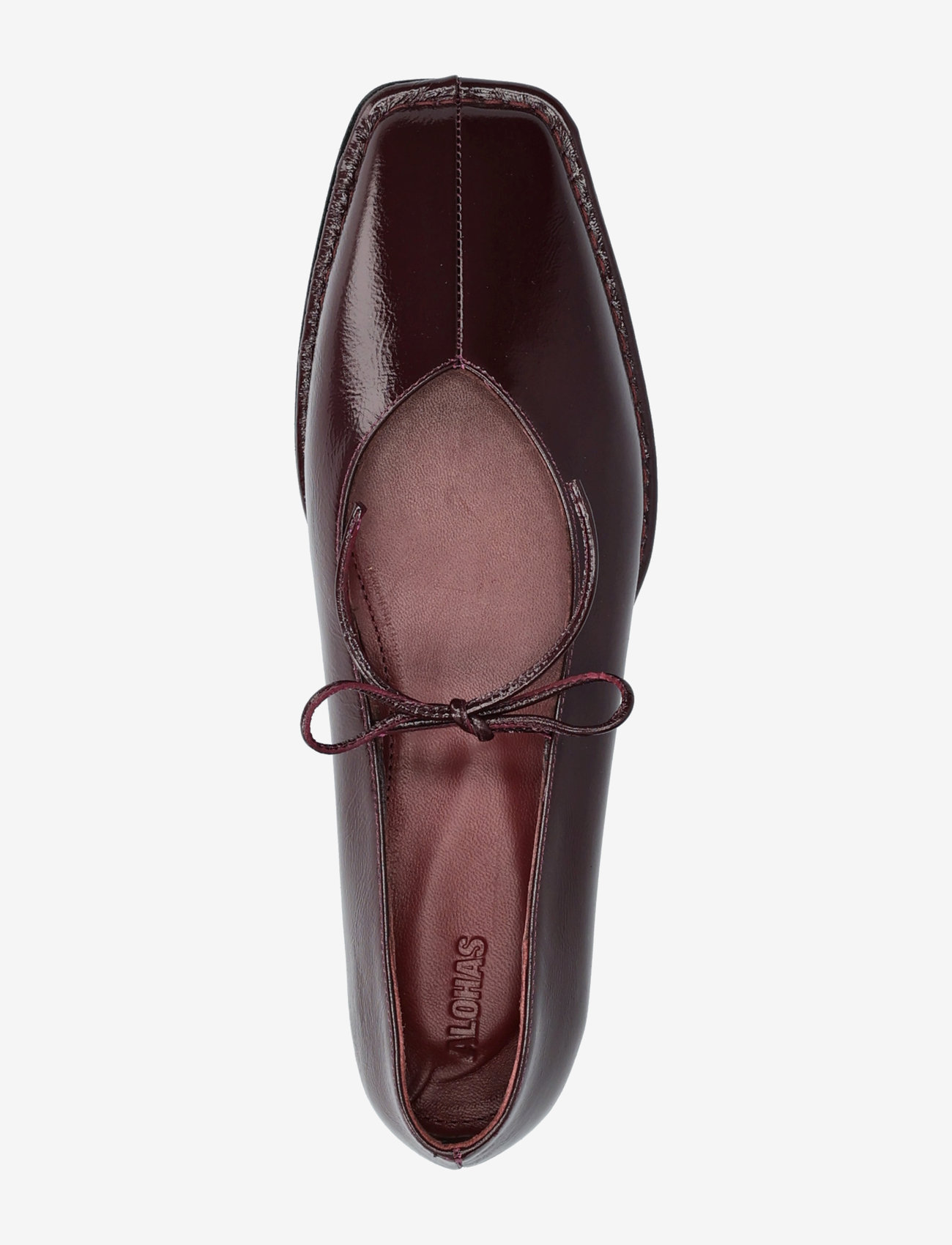 ALOHAS - Sway Burgundy Leather Ballet Flats - besondere anlässe - beet red - 4