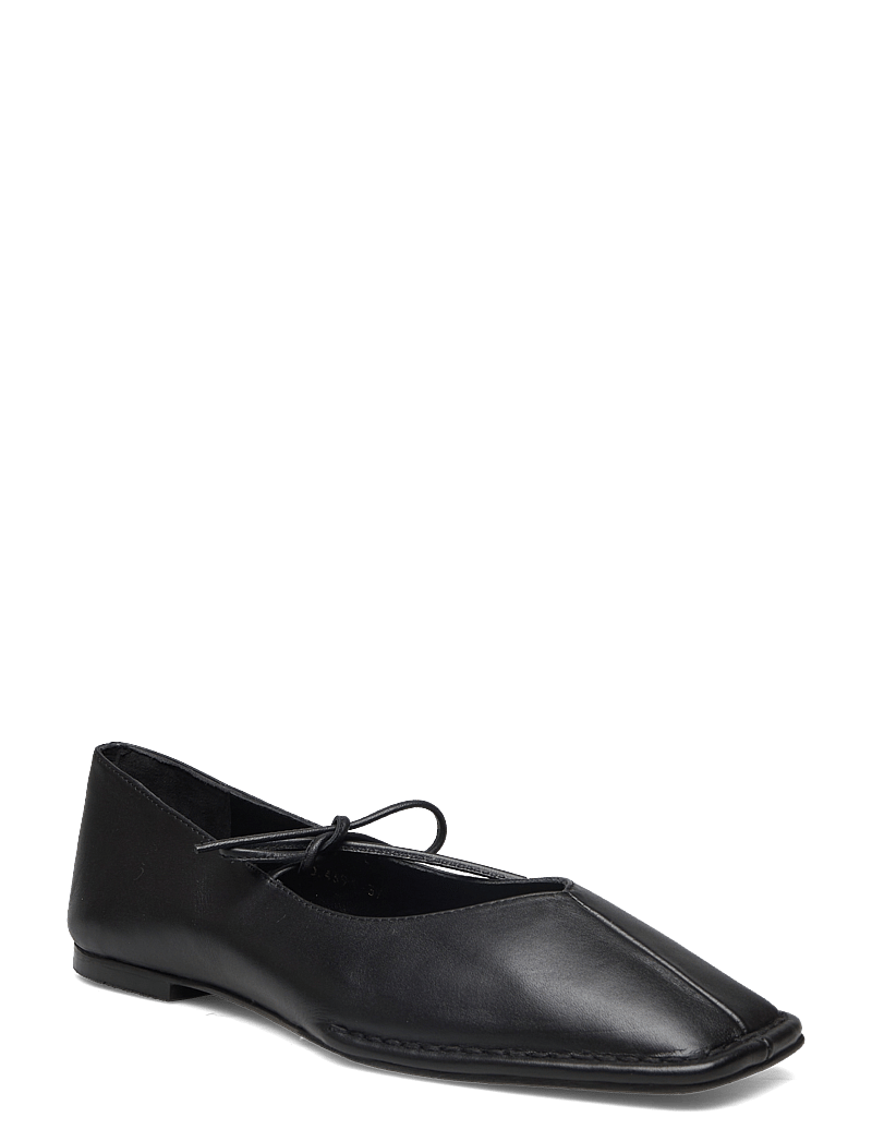 ALOHAS - Sway Red Leather Ballet Flats - særlige begivenheder - black - 0