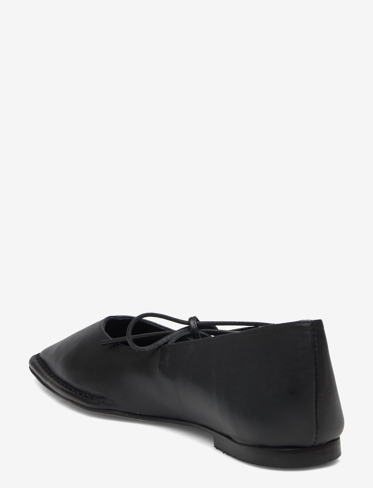 ALOHAS - Sway Red Leather Ballet Flats - særlige begivenheder - black - 2